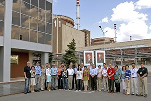 Специалисты МАГАТЭ и группа наших переводчиков во время Миссии ОСАРТ на Балаковской АЭС